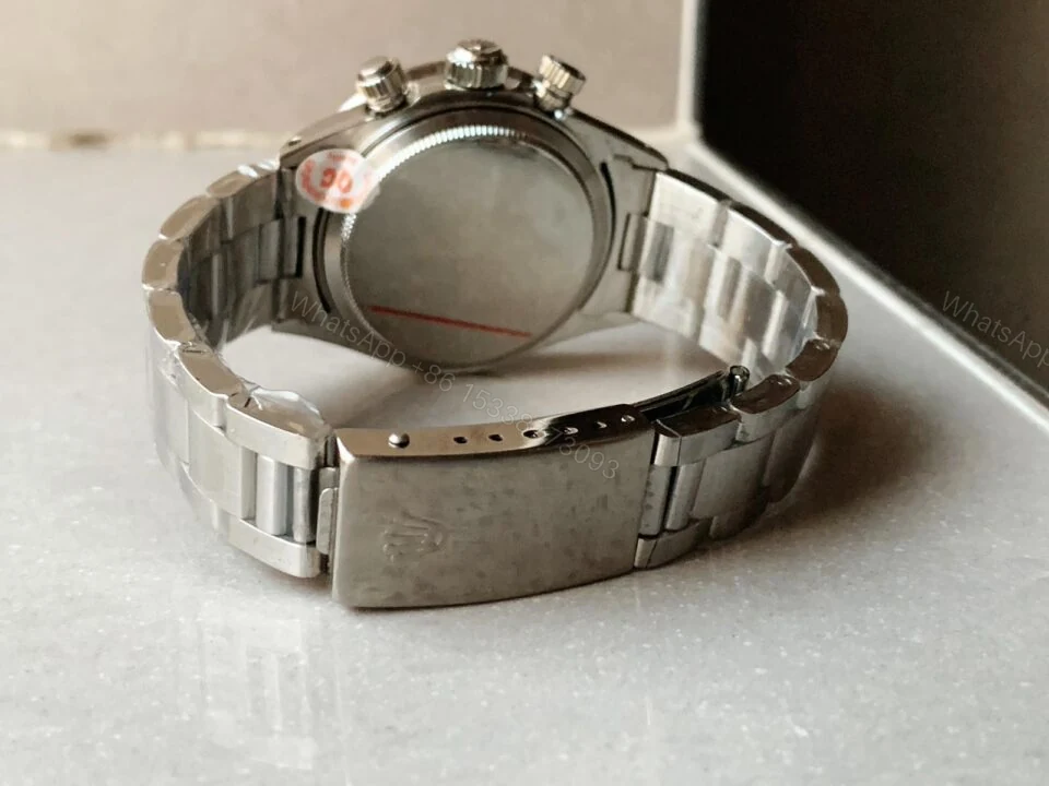 View 7 of VINTAGE Rolex Daytona 6263 SS White Dial 2 on Bracelet Venus 75
