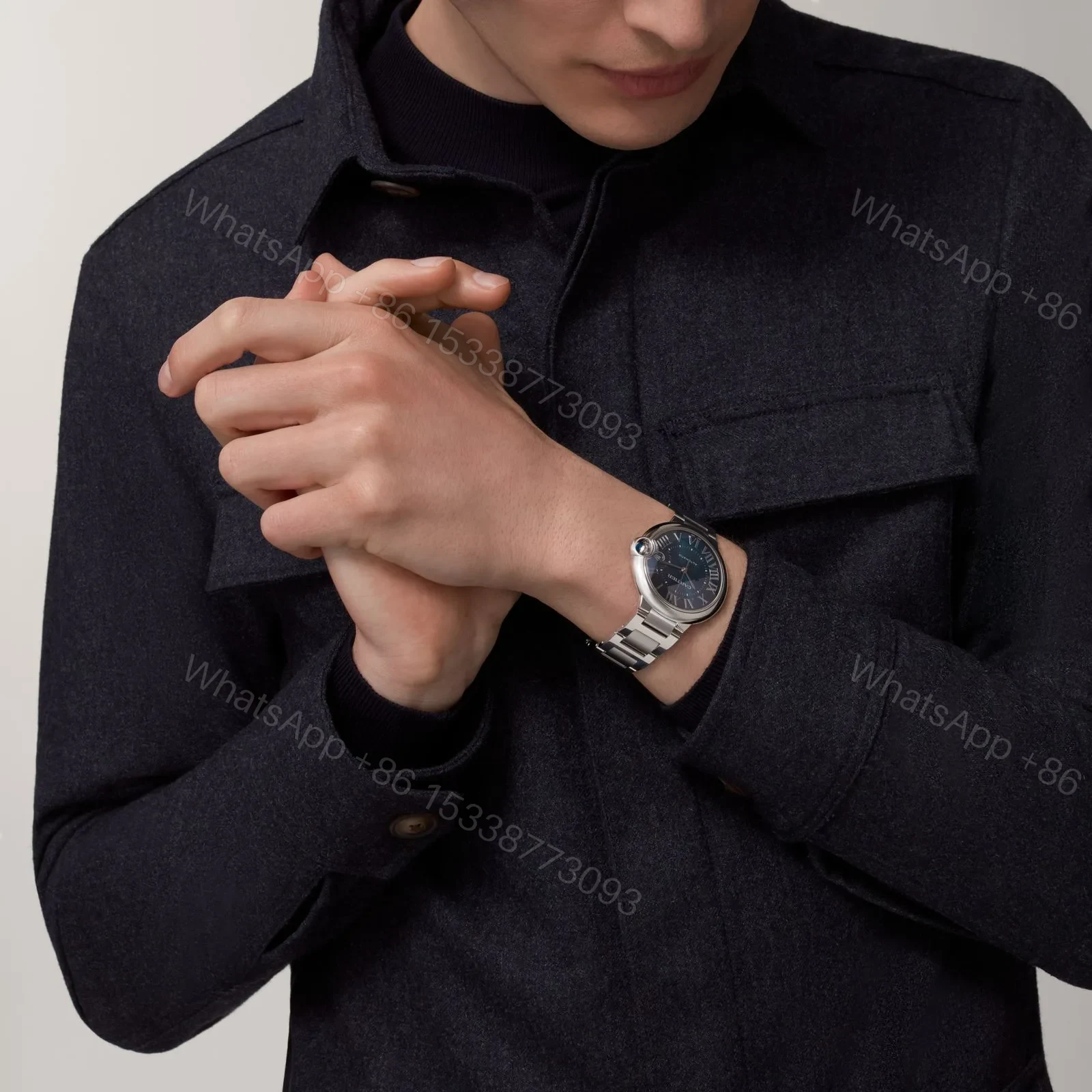 View 6 of Cartier Ballon Bleu Blue Dial