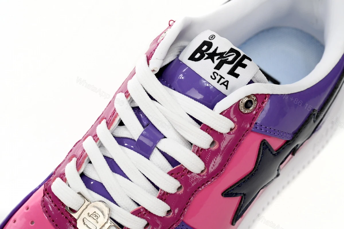 View 7 of A Bathing Ape Bape Sta Low Purple Mirror Surface 1H20 191 046