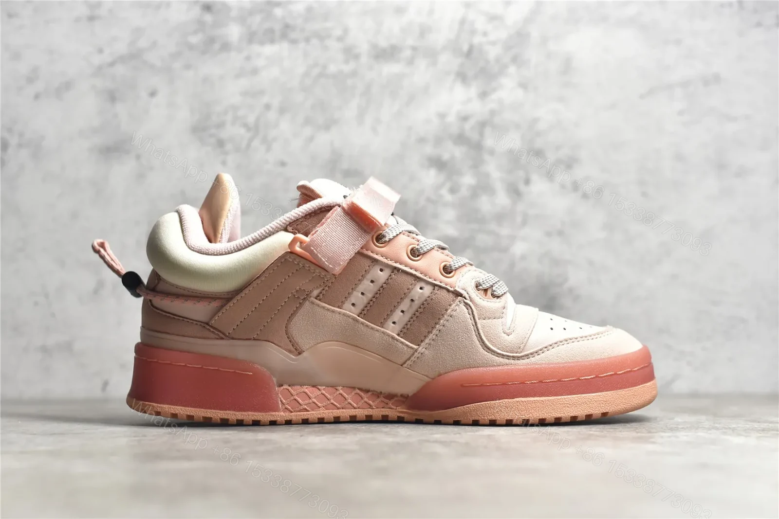 View 3 of Bad Bunny x adidas Forum Low Pink Reps