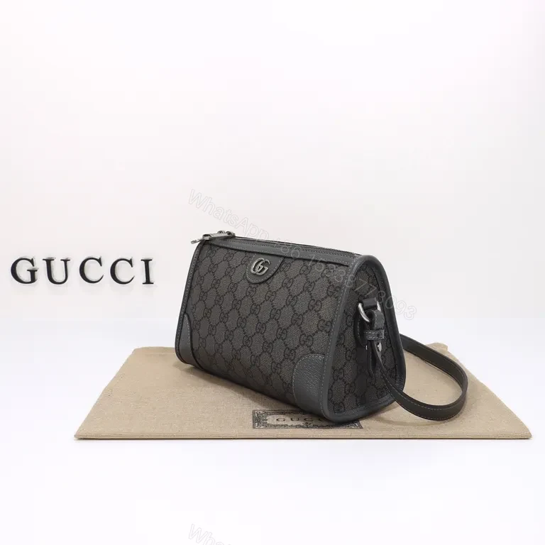 View 9 of Compact Signature Crossbody: G GG Supreme with Subtle Hardware