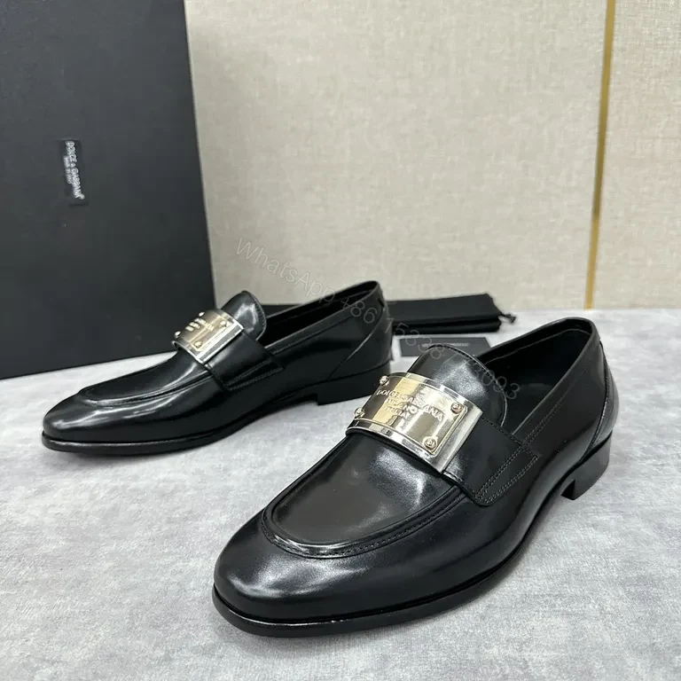 View 6 of Lux Leather Drivers with Gold Bar â€“ Signature Comfort Shoes