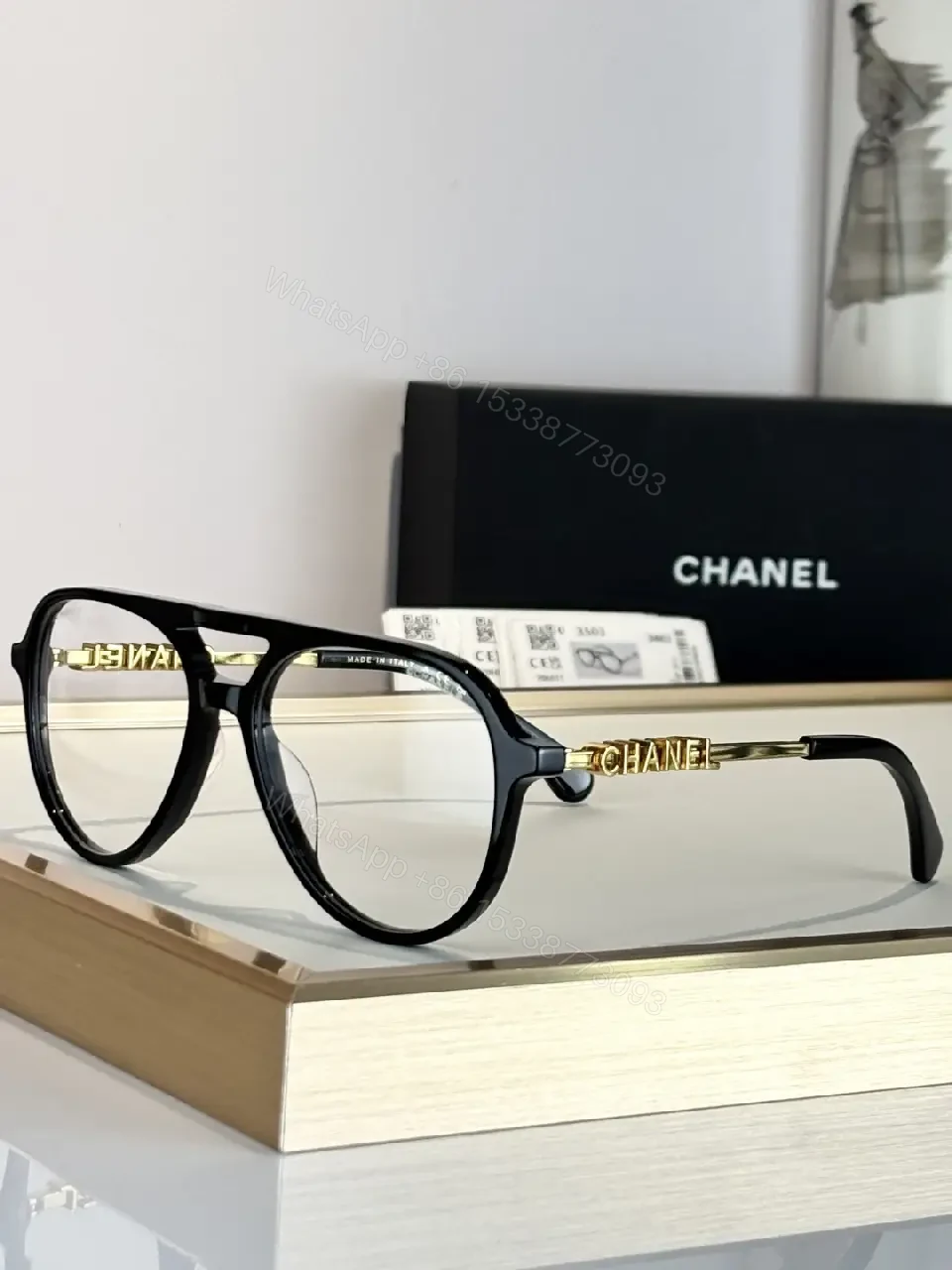 View 2 of Bold Black Acetate Eyewear: Luxe Everyday Glasses