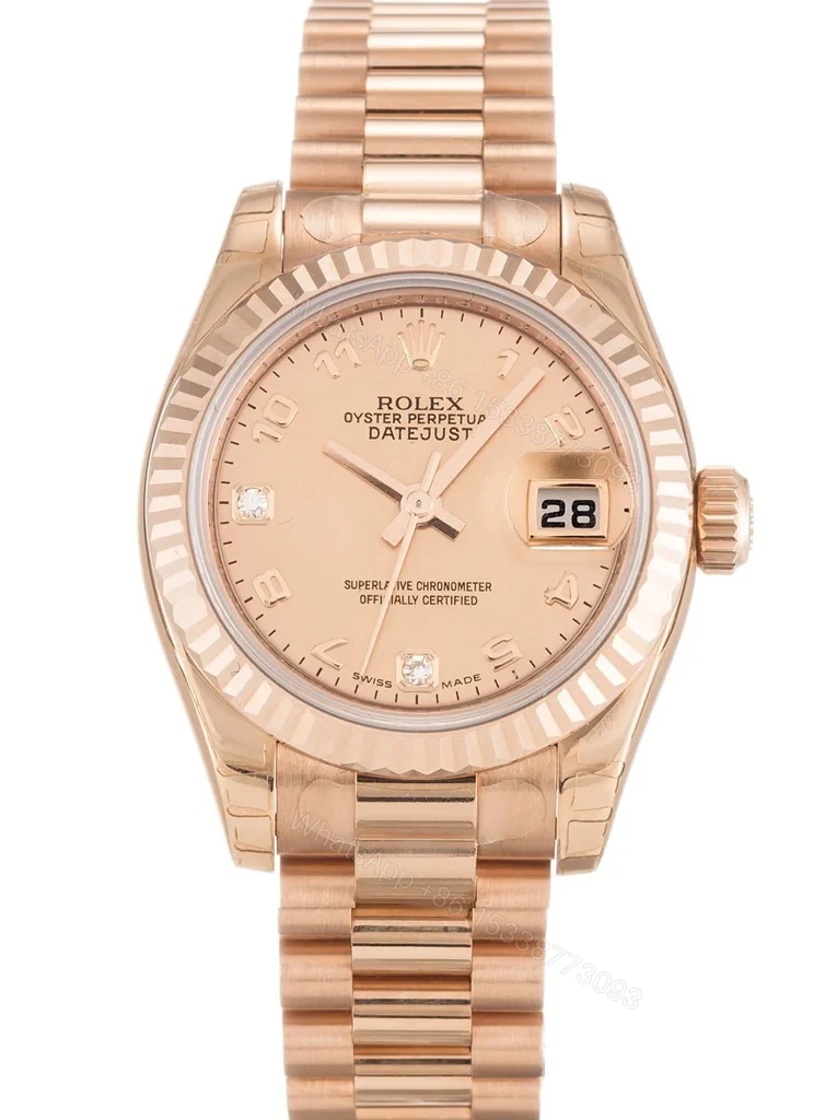 Replica Rolex Lady-Datejust Mother of Pearl – Goldust Dial 179175F 26 mm — view 1