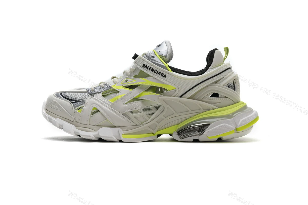 View 13 of Balenciaga Track 2 Sneaker White Fluo Yellow 568515 W2ON3 9073