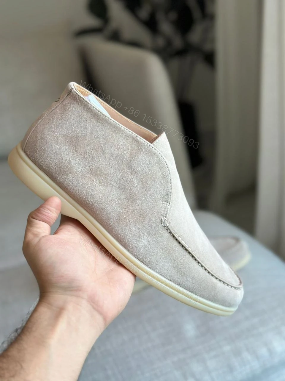 View 4 of BOSS Slipper ‘Sienne’ greige