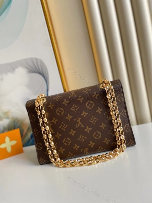 View 3 of Louis Vuitton LV Victoire Monogram Pattern Handbags 27x20x10cm