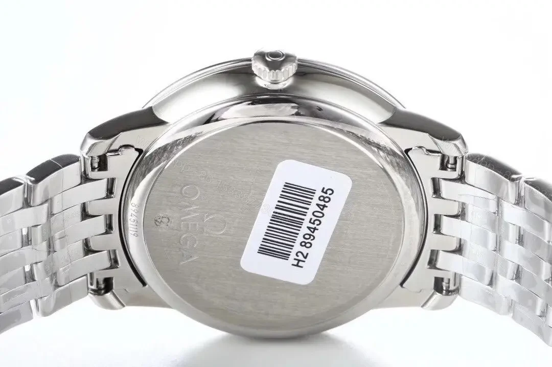 View 9 of Omega DeVille Prestige Black Dial Stainless Steel Watch with Miyota 9015 Movement
