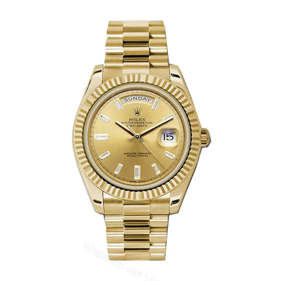 Rolex Day-Date 40 228238-0003 Super Clone : 40mm Yellow Gold White Dial — view 1