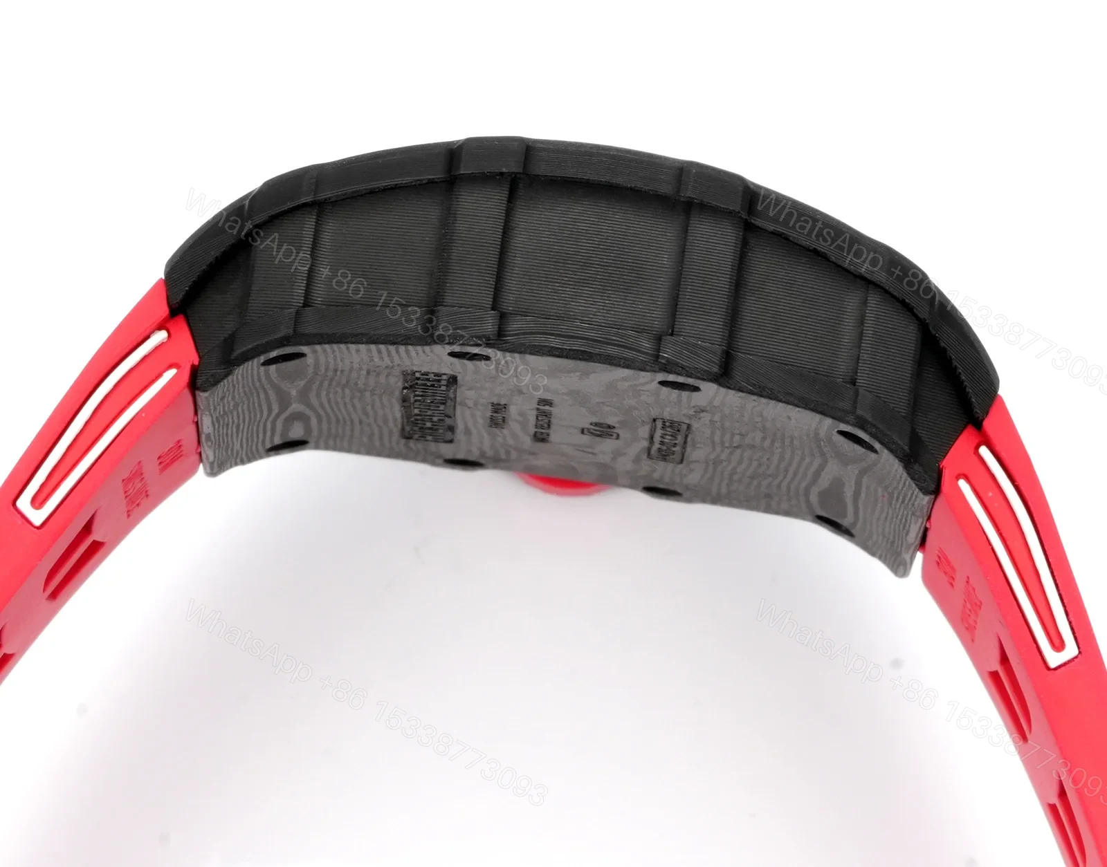 View 7 of Richard Mille RM35-01 Rafael Nadal Carbon Fiber Black Red Skeleton Watch RM3501-BBR1