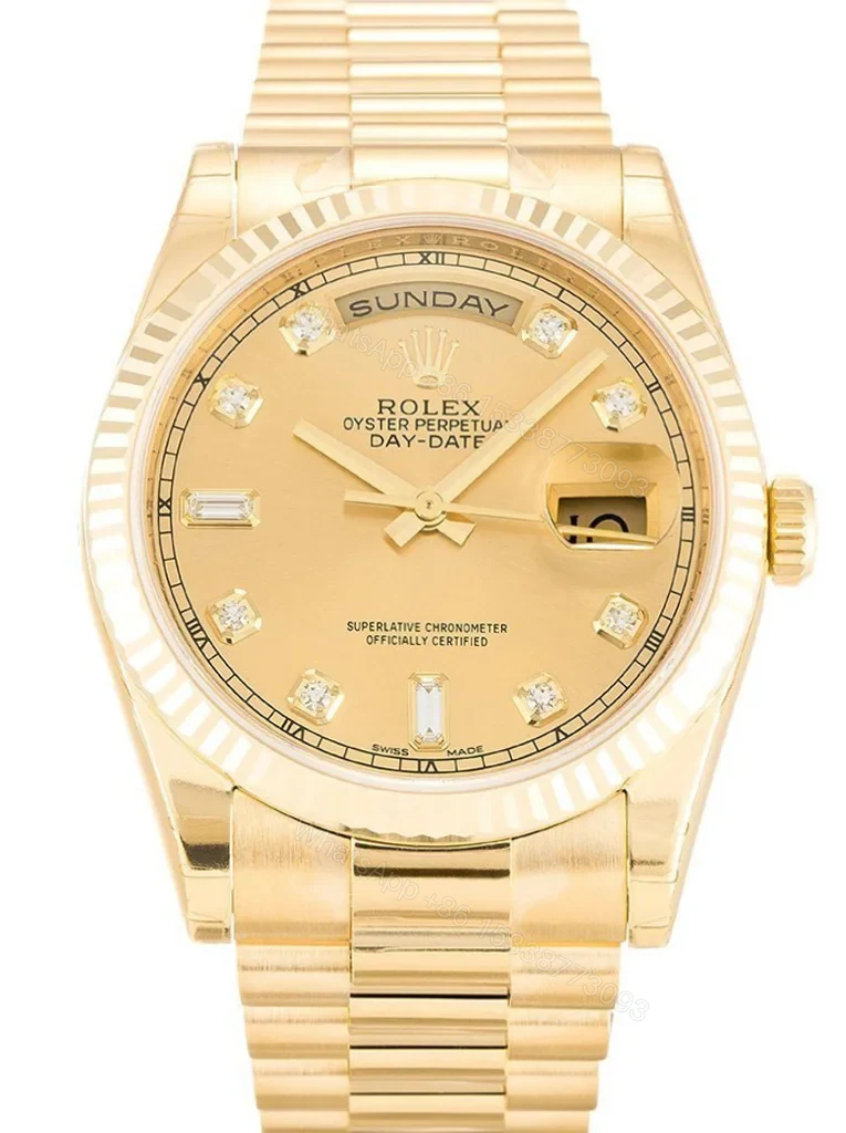 Replica Rolex Day-Date Gold Dial 118238 36 mm — view 1
