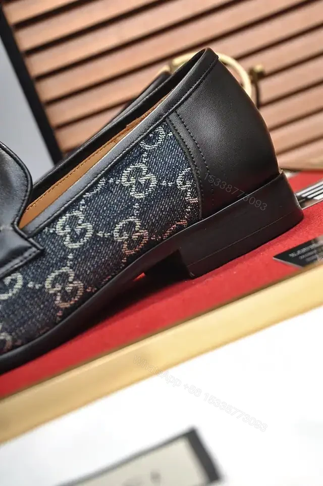 View 7 of GUCCI JORDAAN GG LOAFER IN BLUE – LDG22