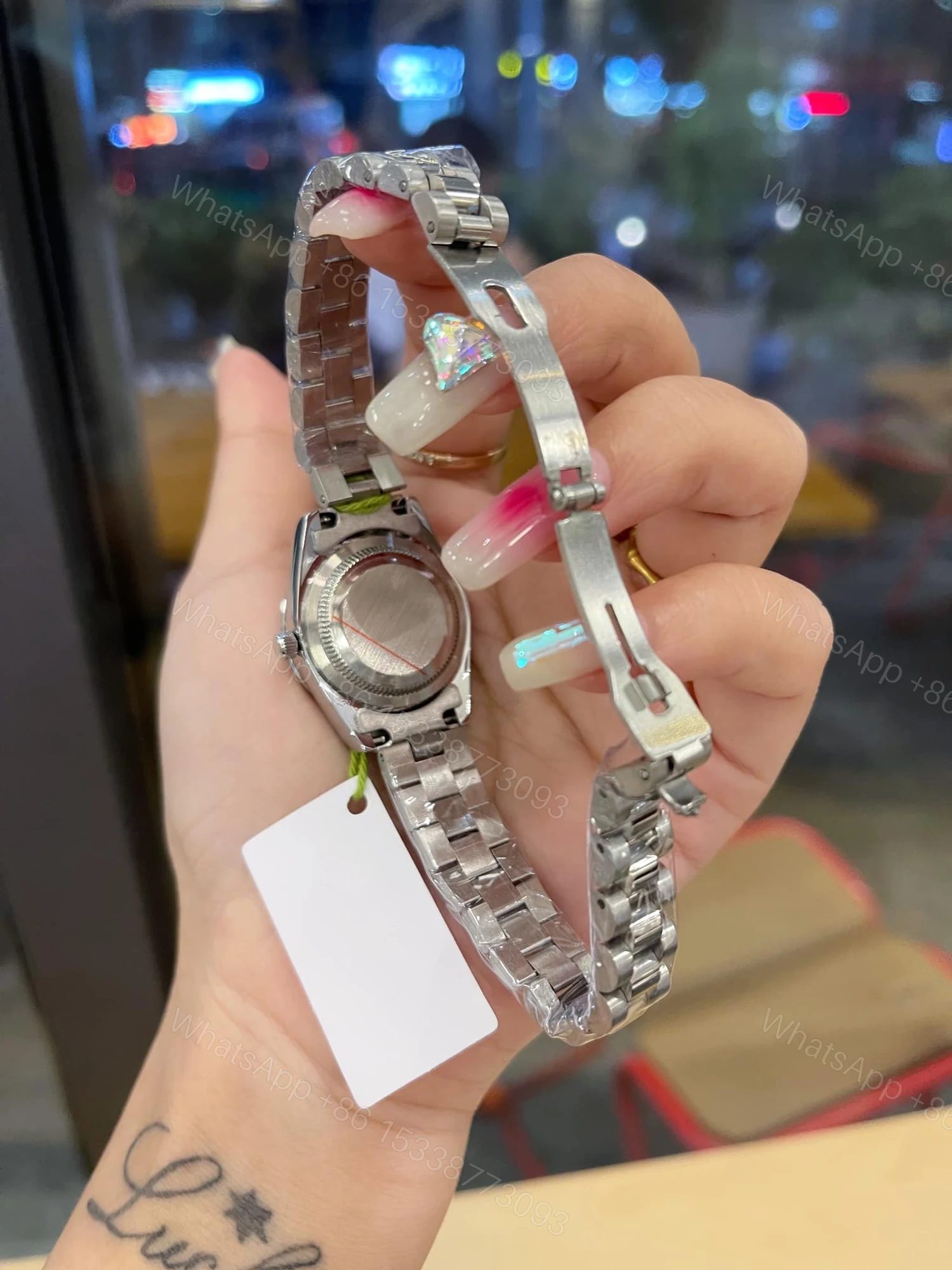 View 2 of Rolex Lady Datejust 28 Silver Jubilee Diamond Dial In Pink 28Mm