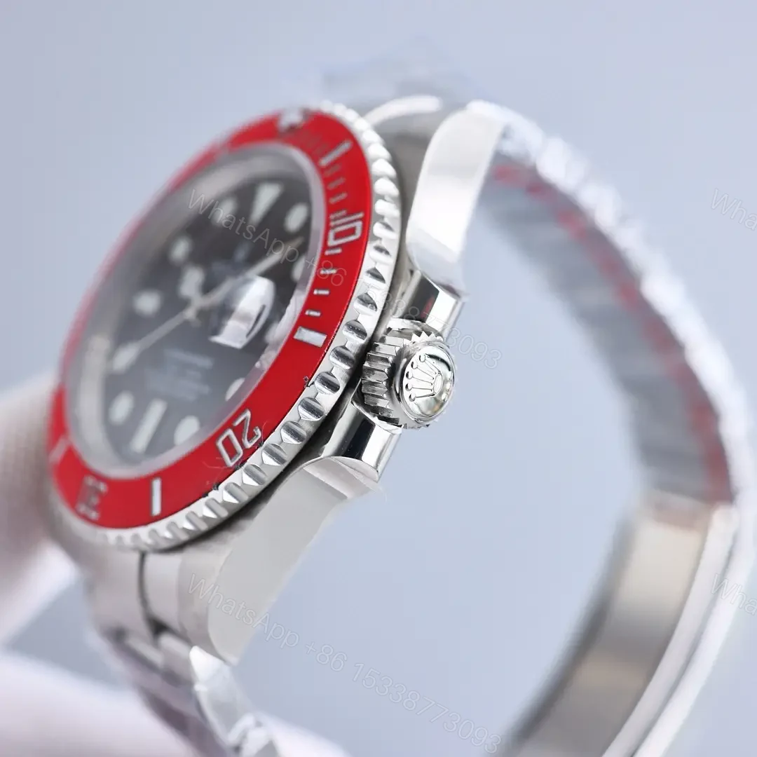 View 7 of Elite red bezel submariner replica 40MM B33 Edition RG-SUB-B33-RED-BEZEL