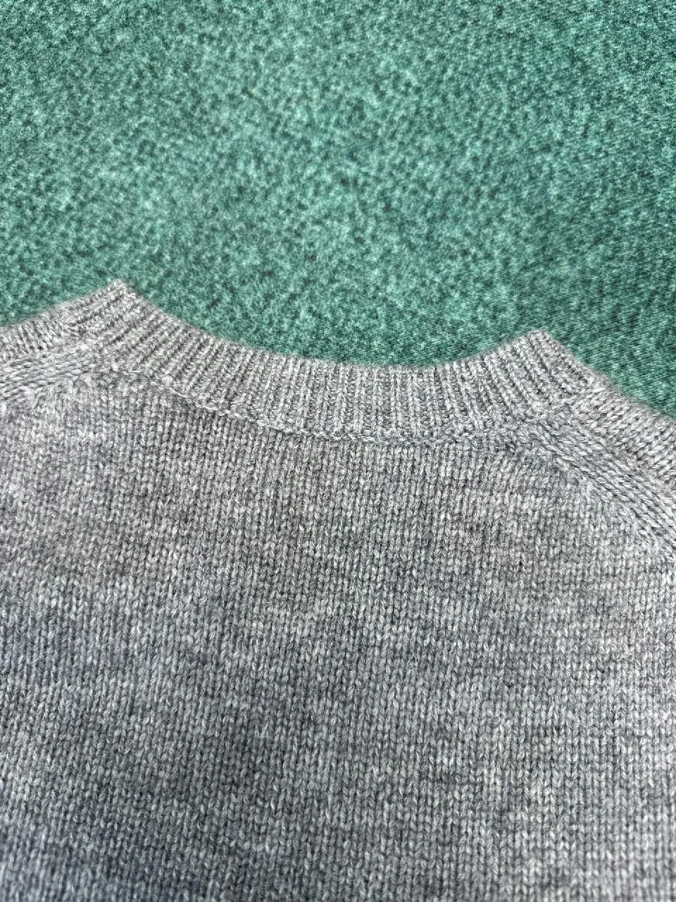 View 3 of Grey Knit Sweatshirt: Modern Texture, Elevated Comfort