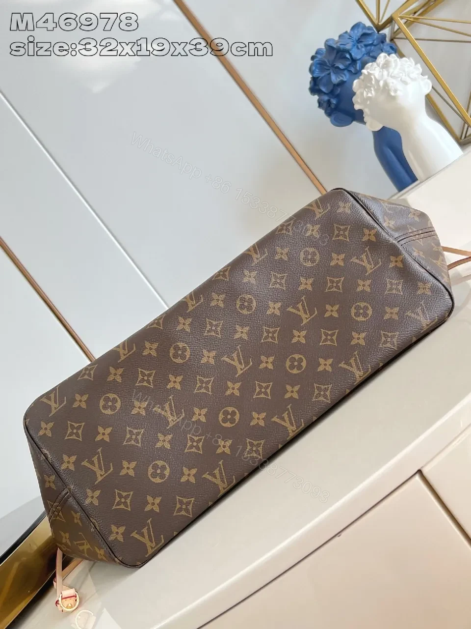 View 6 of Monogram Tote: Luxe, Practical, Structured Carryall