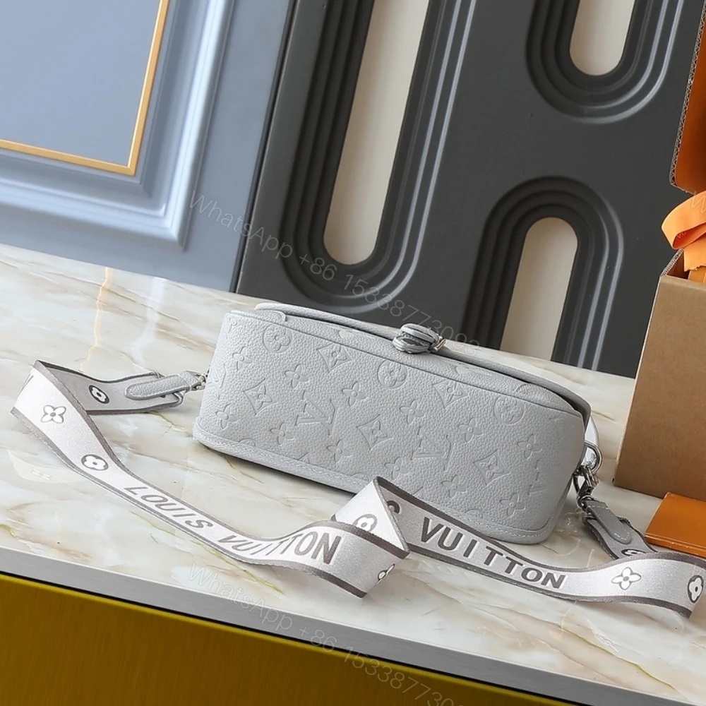 View 5 of LOUIS VUITTON DIANE MONOGRAM EMPREINTE BRUME AND QUARTZ 25CM M14214