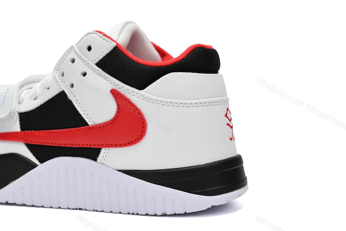 View 8 of Travis Scott x Jordan Cut The Check Nice Kicks Black White Red FZ8117-407