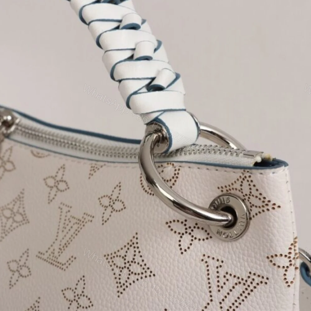 View 5 of Louis Vuitton Beaubourg Hobo MM White 32Cm M58482