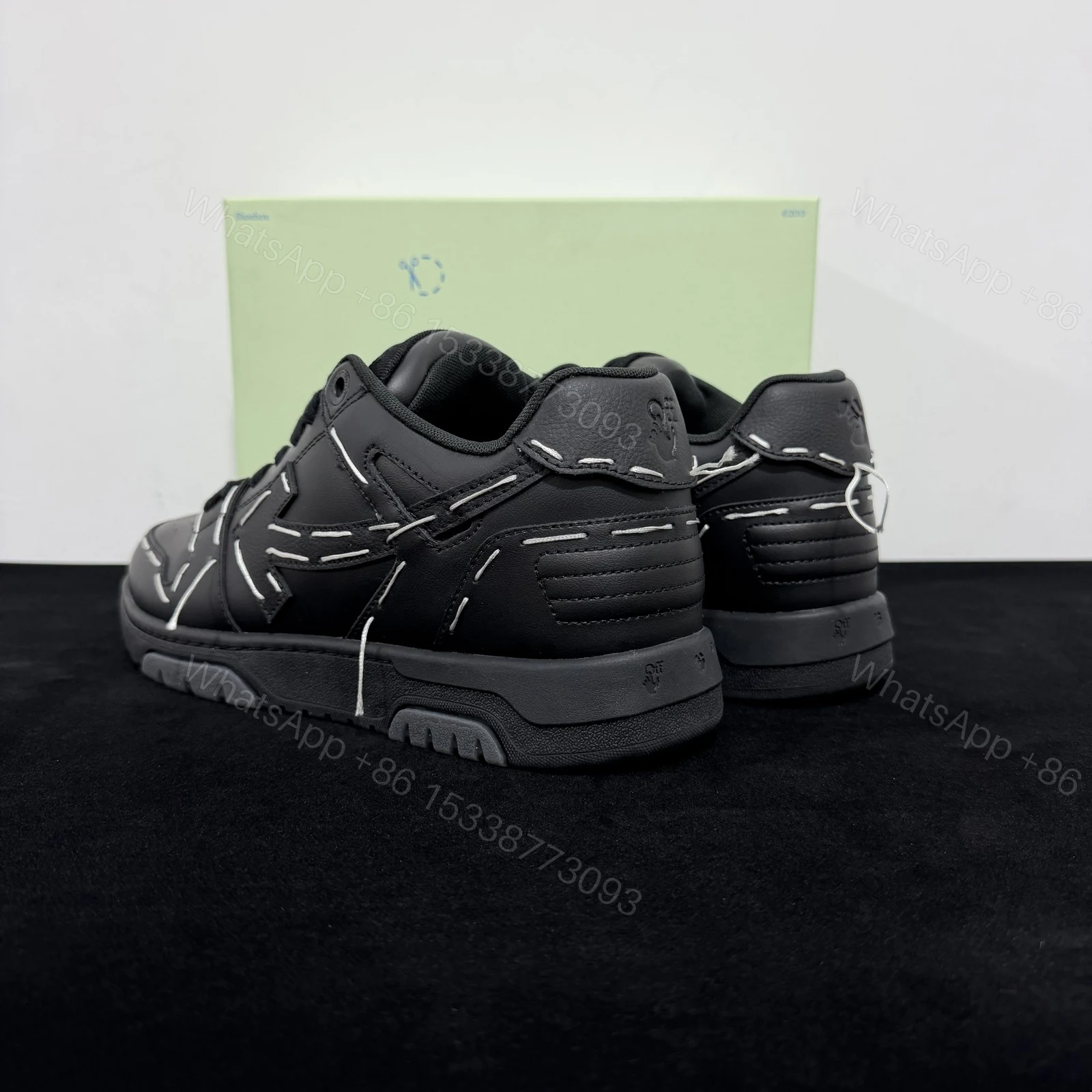 View 6 of OFF-WHITE Out Of Office Sartorial Stitching Black White