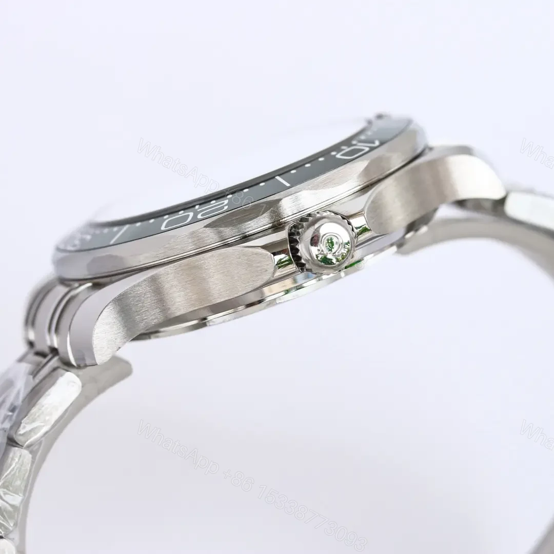 View 6 of Omega Seamaster 300M Replica Watch Blue and Grey Dial Stainless Steel Bracelet 42mm Case