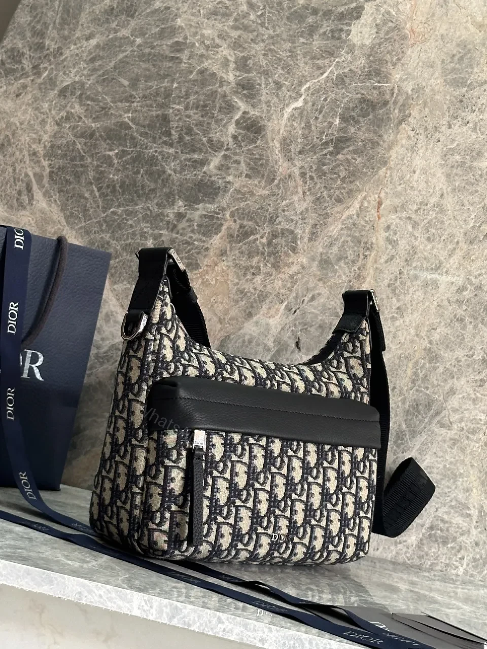 View 9 of Bold Monochrome Pattern Belt Bag: Luxury Everyday Utility
