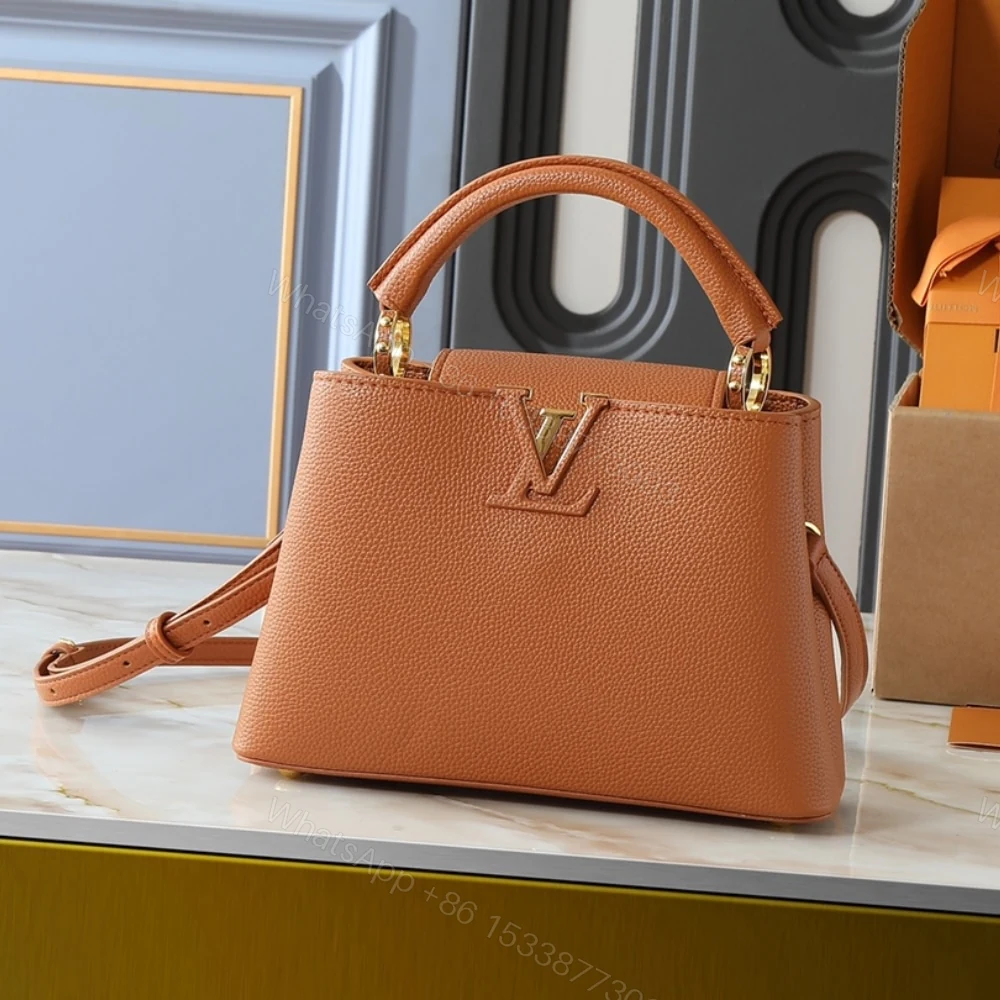 View 2 of Louis Vuitton Capucines BB Tan Brown 27Cm M25089