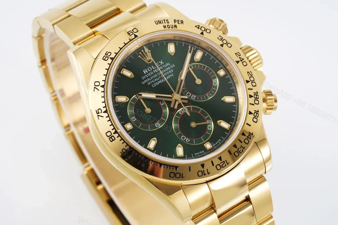View 3 of BP Factory Clean Factory KING Rolex Daytona 4130 Gold Green