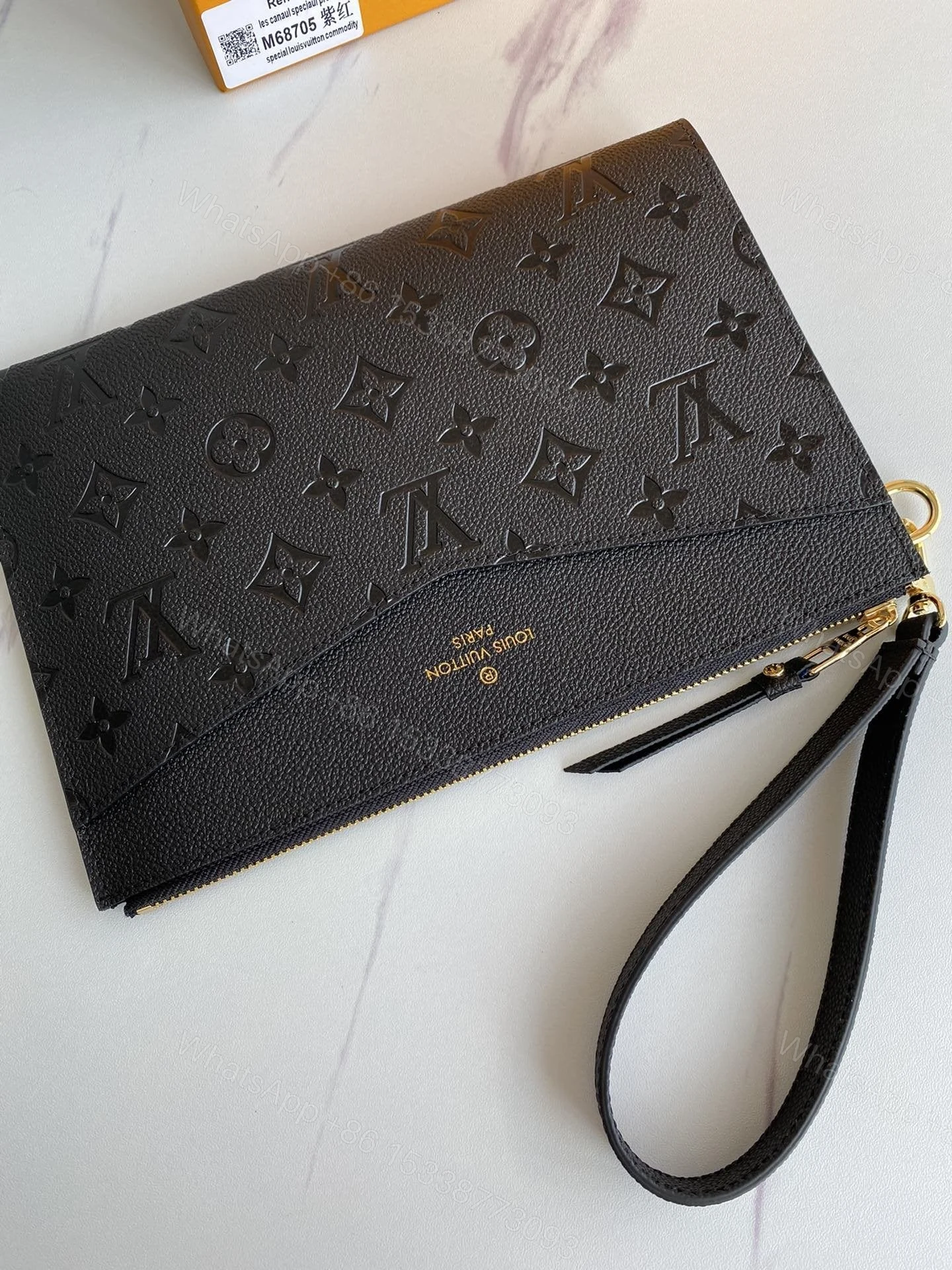 View 3 of Louis Vuitton Empreinte Daily Pouch Black