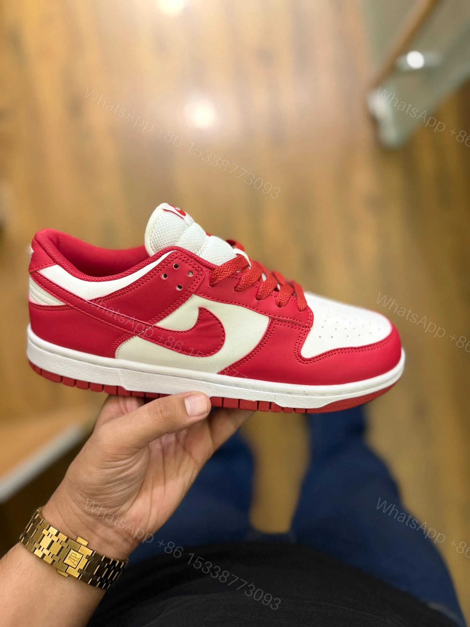 View 2 of FIRST COPY Nike SB Dunk Gym Red