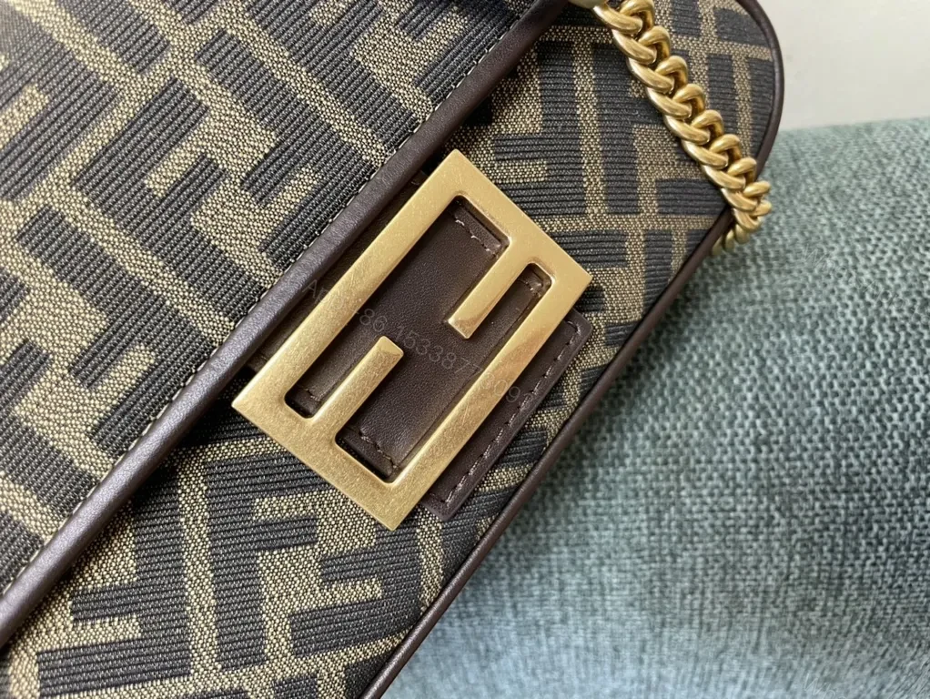 View 9 of Compact Signature Crossbody: Monogram Luxe, Gold Hardware Bag