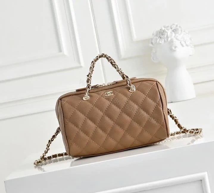 View 12 of Chanel Mini Boston Bowling Bag AP4474