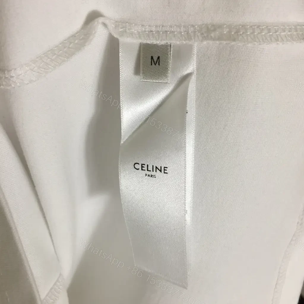 View 5 of White Cotton Tee — Modern Casual Comfort with Subtle Luxury Dog