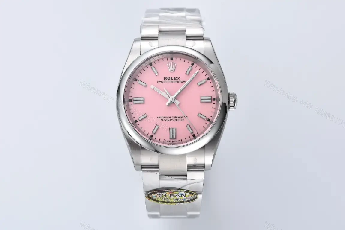 Rolex Oyster Perpetual 36 Candy Pink Dial Replica Watch – 126000-0008 — view 1