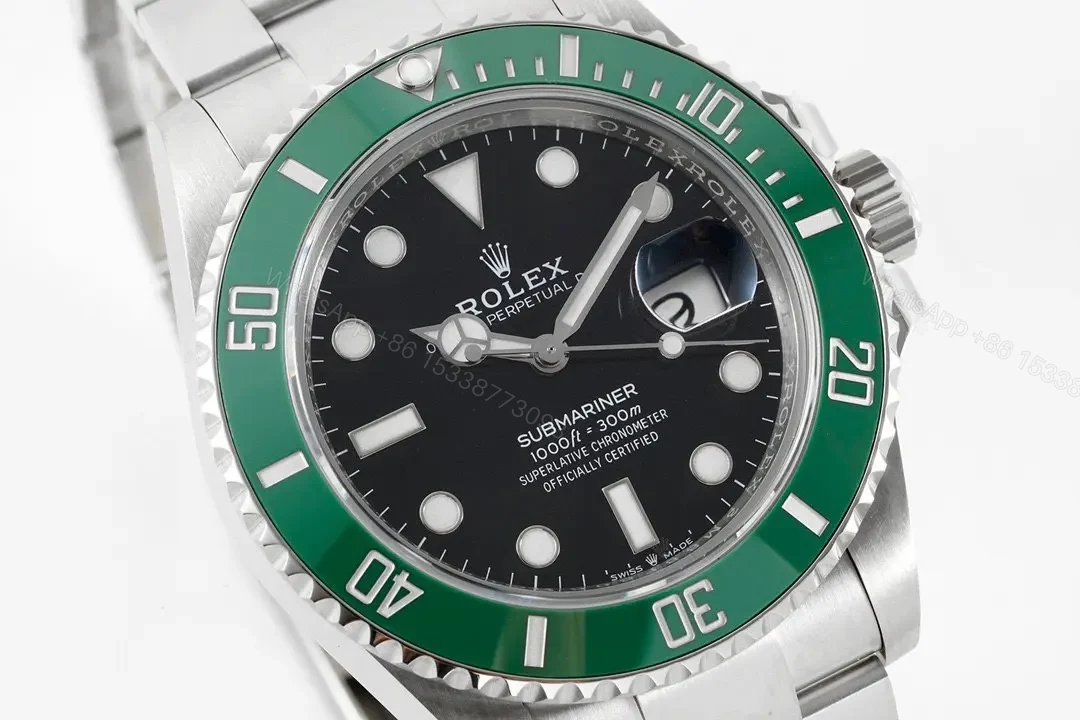 View 3 of C+ Factory Clean Factory VSF Rolex Submariner 41mm Green Bezel Watch