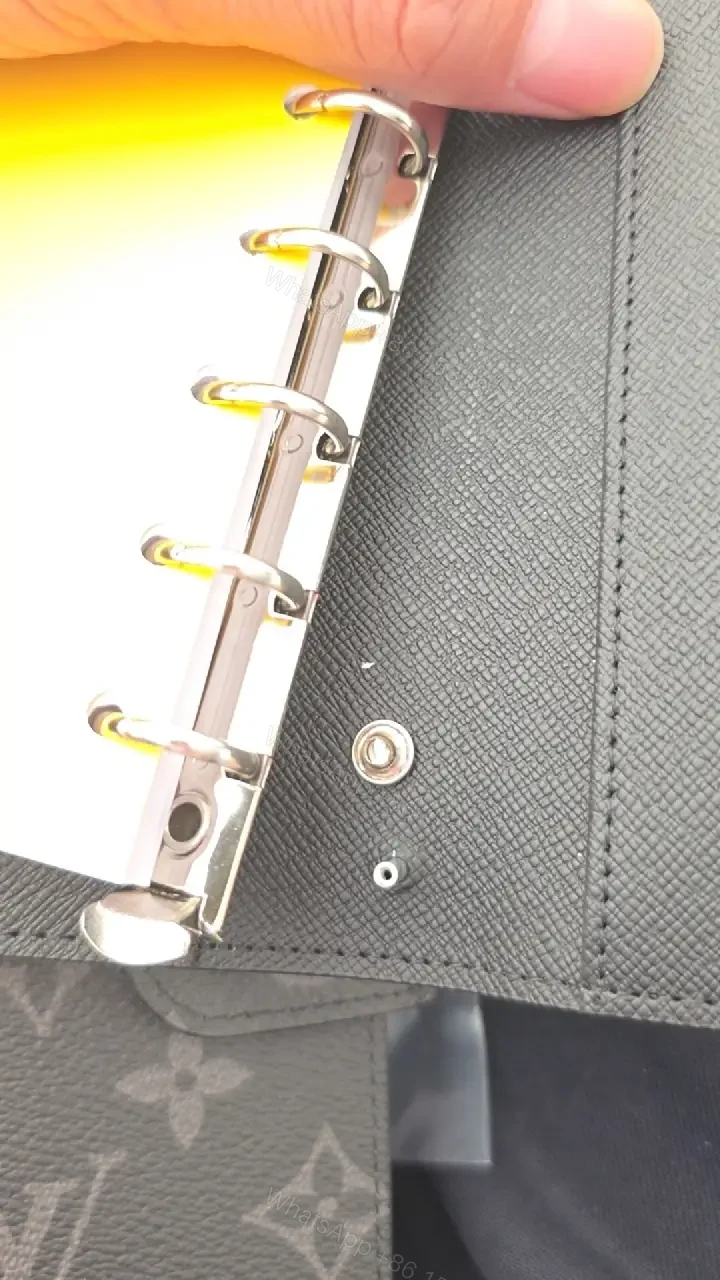 View 6 of Compact Black Leather Wallet – Signature Detail, Everyday Luxury