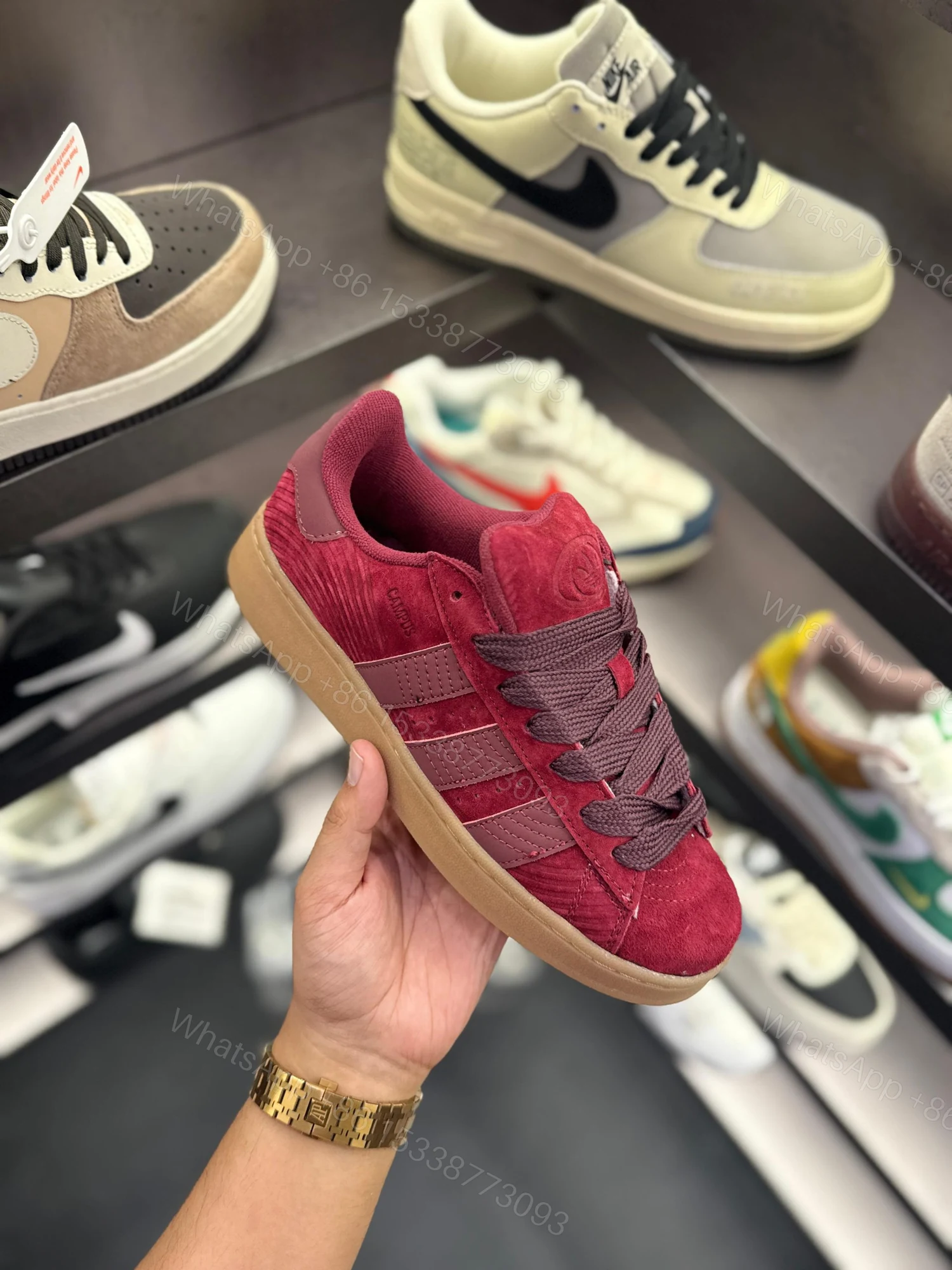 View 4 of FIRST COPY Adidas Originals Campus Maroon 2024
