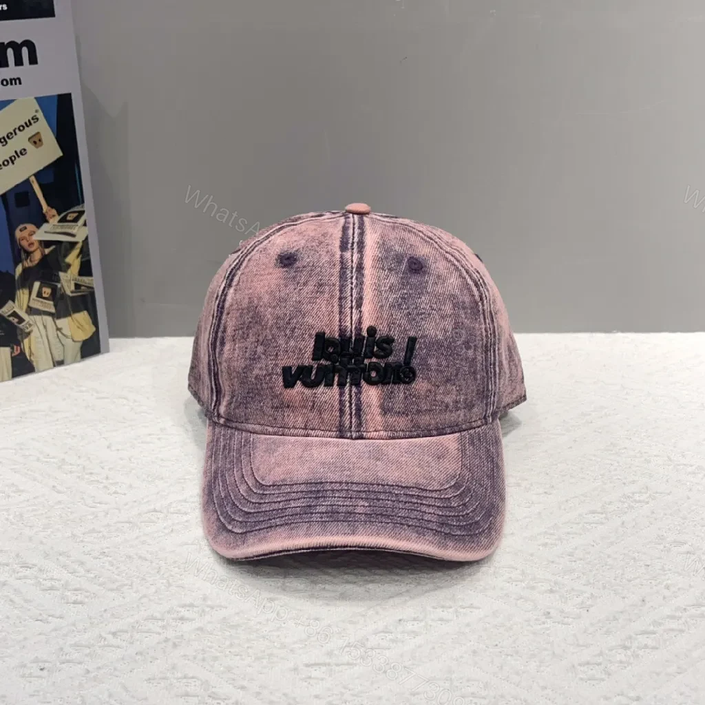 View 3 of Textured Cotton Cap: Subtle Embroidery, Six-Panel, Adjustable