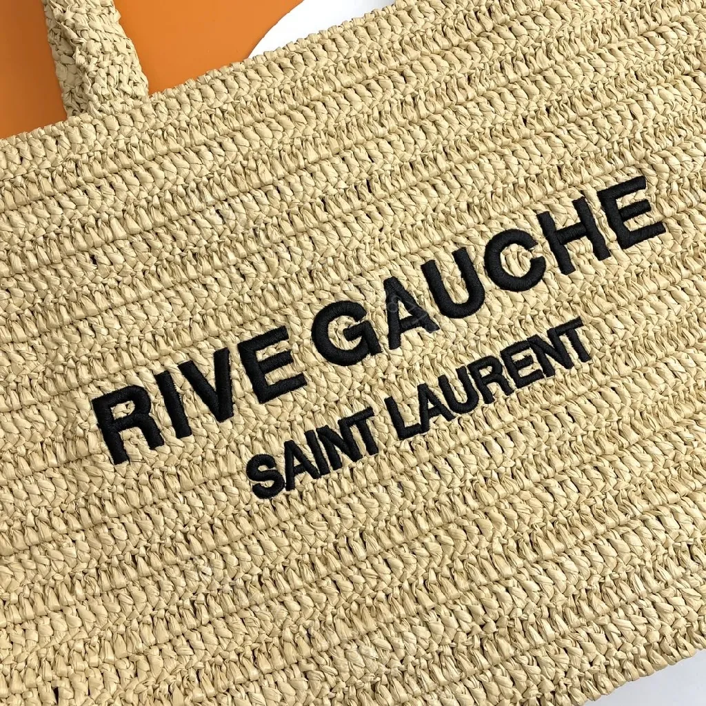 View 4 of Straw Tote: Structured, Sun-Kissed, Designer-Inspired Chic