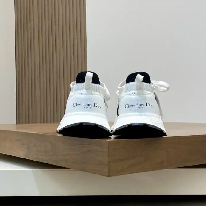 View 6 of DIOR RUN’N’DI0R SNEAKERS WHITE AND BLACK TECHNICAL MESH – CD242
