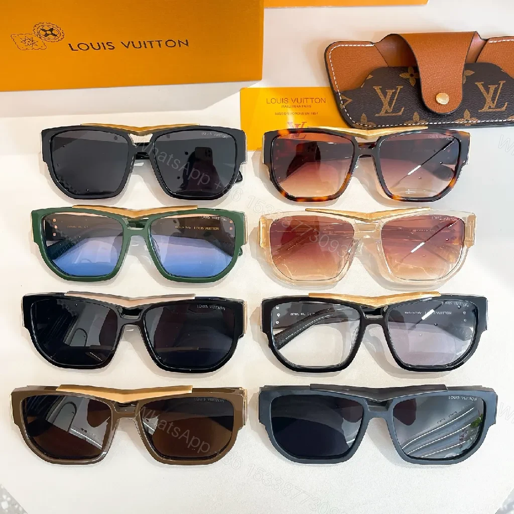 View 5 of Bold Luxe Sunglasses: Signature LV-Inspired, 100% UV Protection