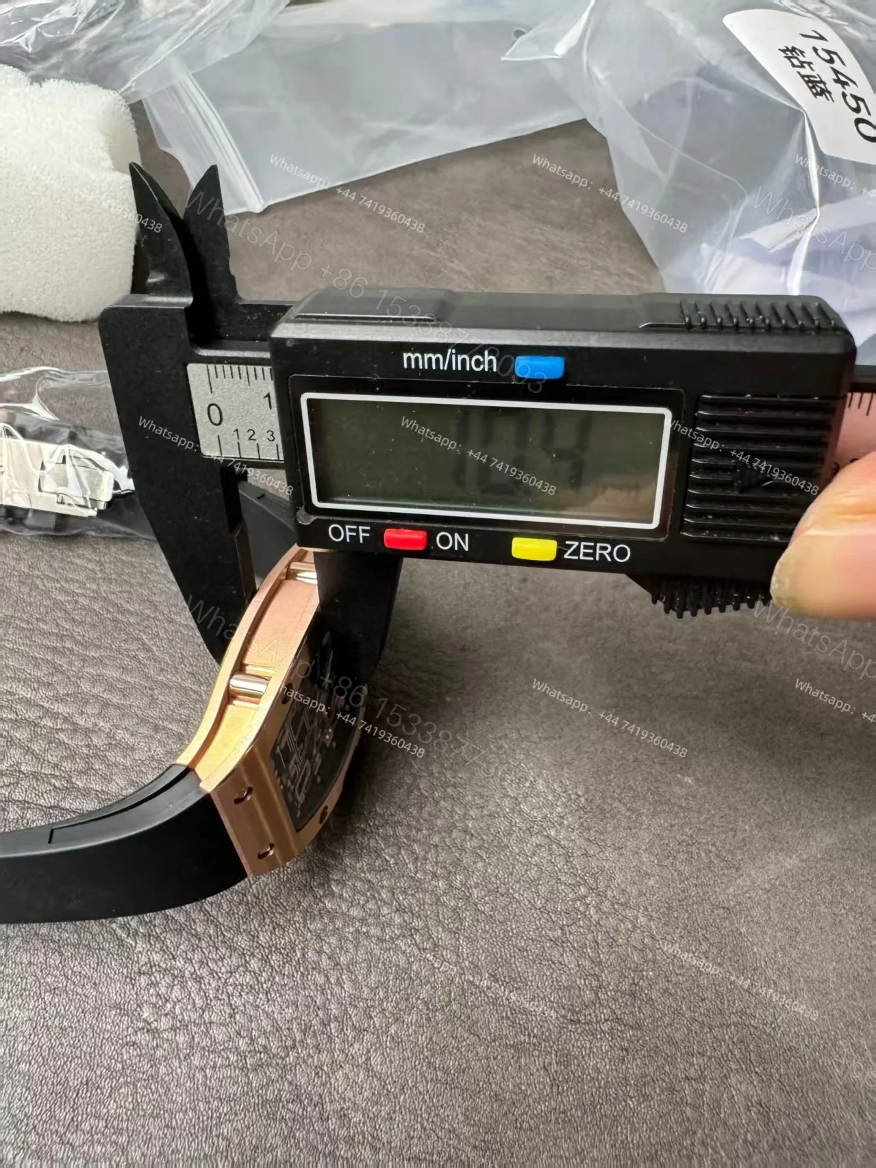 View 14 of Super Clone Richard Mille RM 67-01 Rose Gold Skeleton Black Rubber Strap