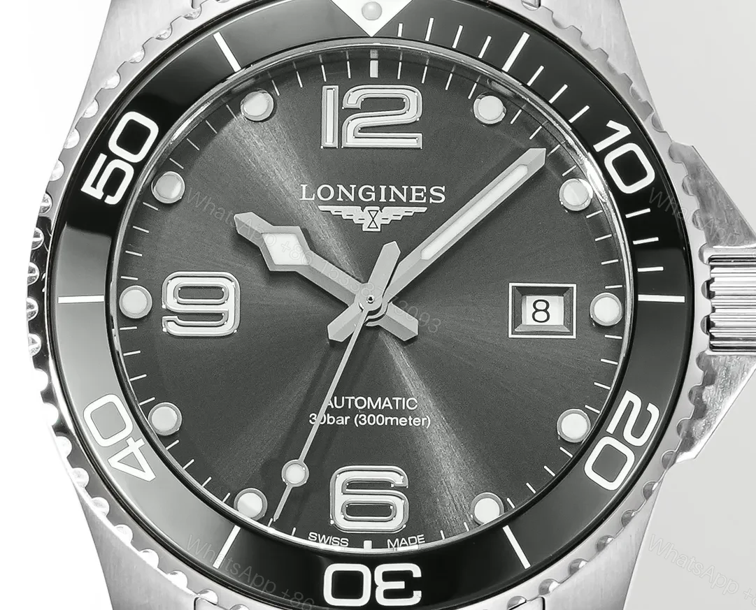 View 5 of Longines Conquest Black Dial Automatic Stainless Steel Watch