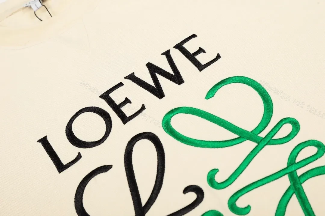 View 3 of Cream Beige Knit + Signature Logo Print Crewneck Sweatshirt
