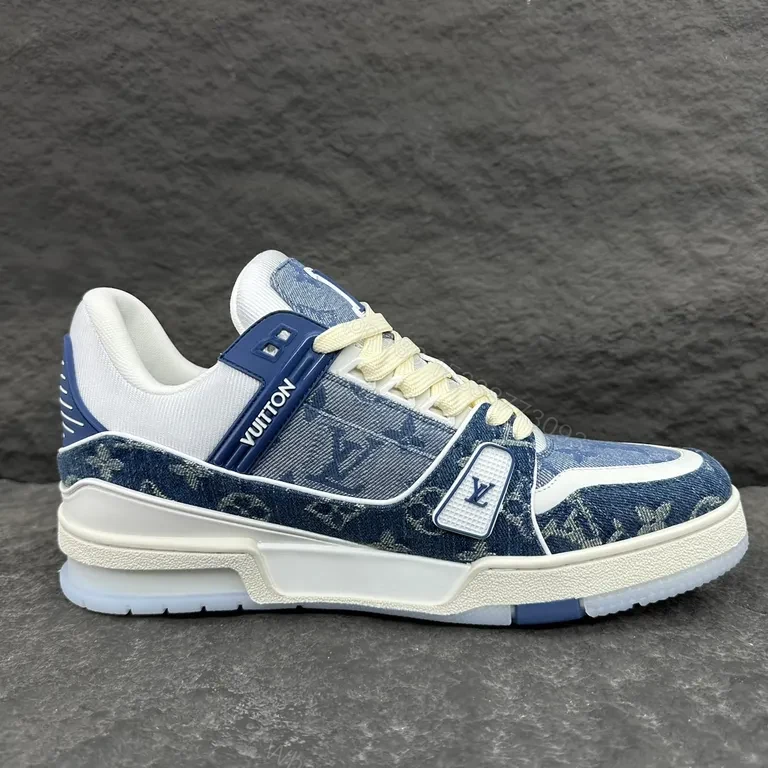 View 7 of Denim Monogram Sneaker: Luxe LV-Inspired Comfort, City Ready