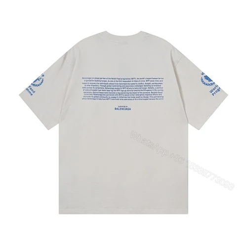 View 9 of Balenciaga Clothes 2026 World Food Programme Charity Limited Edition T-shirt Black/Apricot
