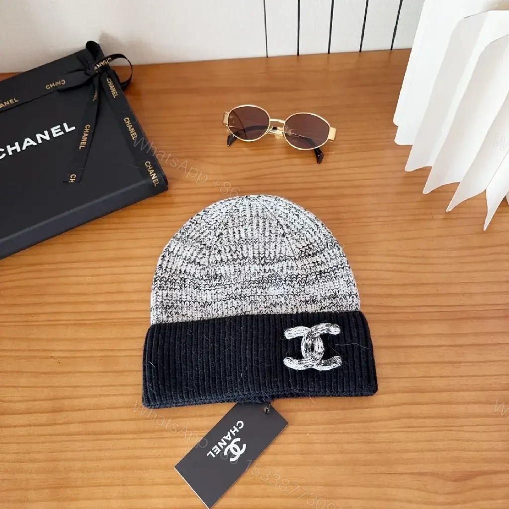 Marled Knit Beanie: Luxe Texture, Subtle Logo, All-Season — view 1