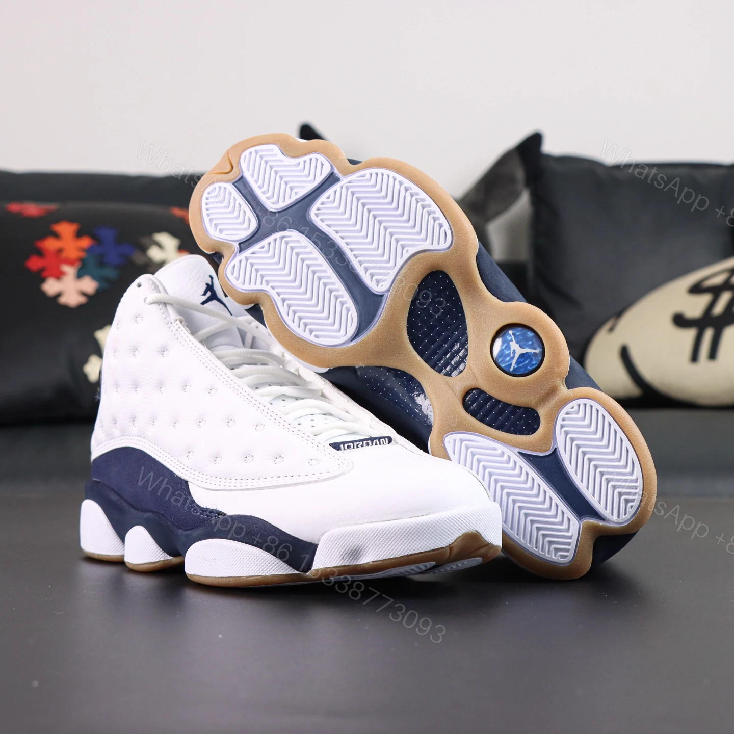 View 3 of Air Jordan 13 Retro Midnight Navy Reps