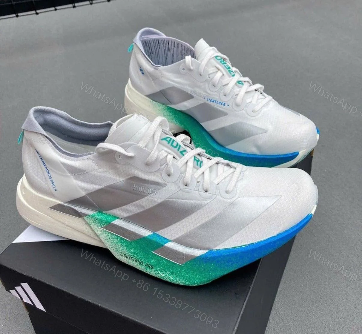 View 9 of FIRST COPY ADIDAS ADIOS BERLIN SILVER GREEN