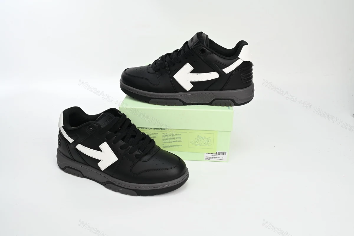 View 2 of OFF-WHITE Out Of Office Black Skin And White Tail OMIA18 9C99LEA00 41001